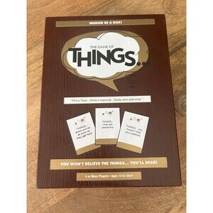 NEW Open Box The Game Of Things Party Game PlayMonster 4+ Players Ages 14+ Funny
